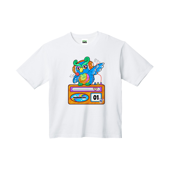 MIOCHIN のラジオノセカイ Tシャツ(オーバーサイズ)