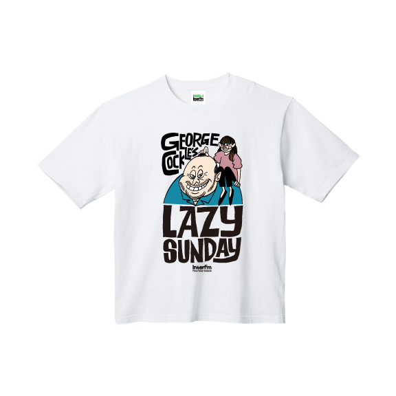 Lazy Sunday Tシャツ(オーバーサイズ)【ホワイト】