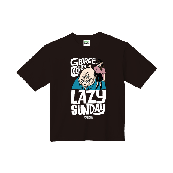 Lazy Sunday Tシャツ(オーバーサイズ)【ブラック】
