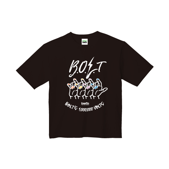 B.O.L.Tの100万ボルト Tシャツ(オーバーサイズ)