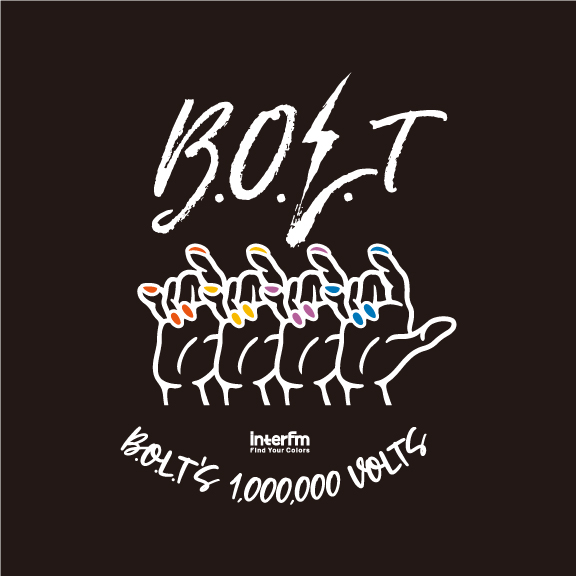 B.O.L.Tの100万ボルト Tシャツ(オーバーサイズ)
