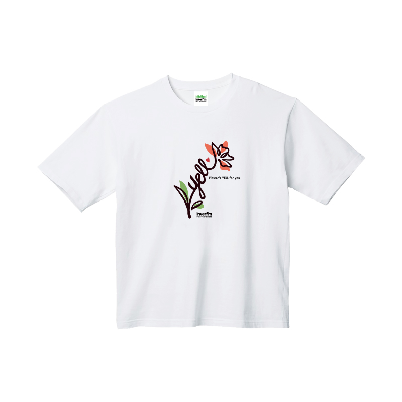 Flowers YELL  Tシャツ(オーバーサイズ)