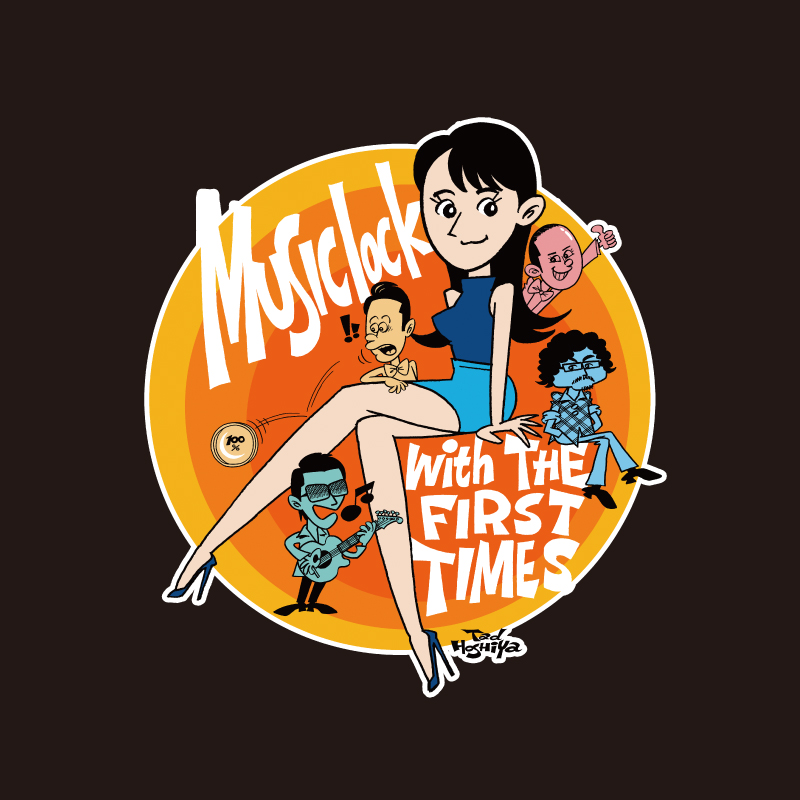 MUSIClock with THE FIRST TIMES Tシャツ