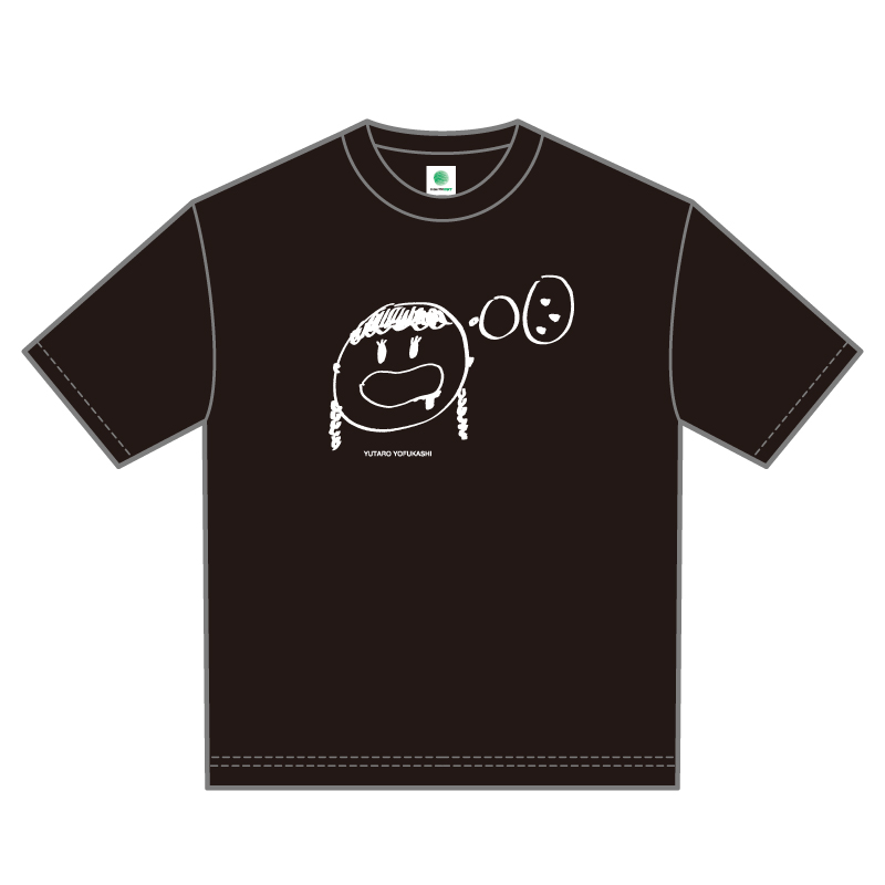 ゆうたろう夜更かし配信イベント限定お絵かきTシャツ B(オーバーサイズ)