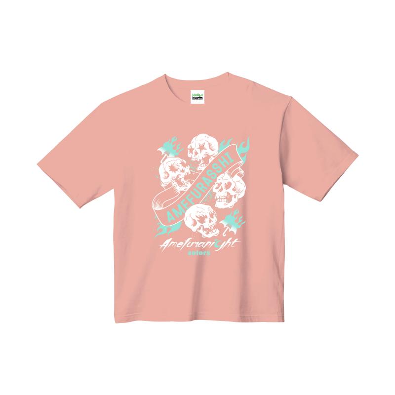 AMEFURASSHI のアメフラナイト! TシャツB (オーバーサイズ)　ピンク