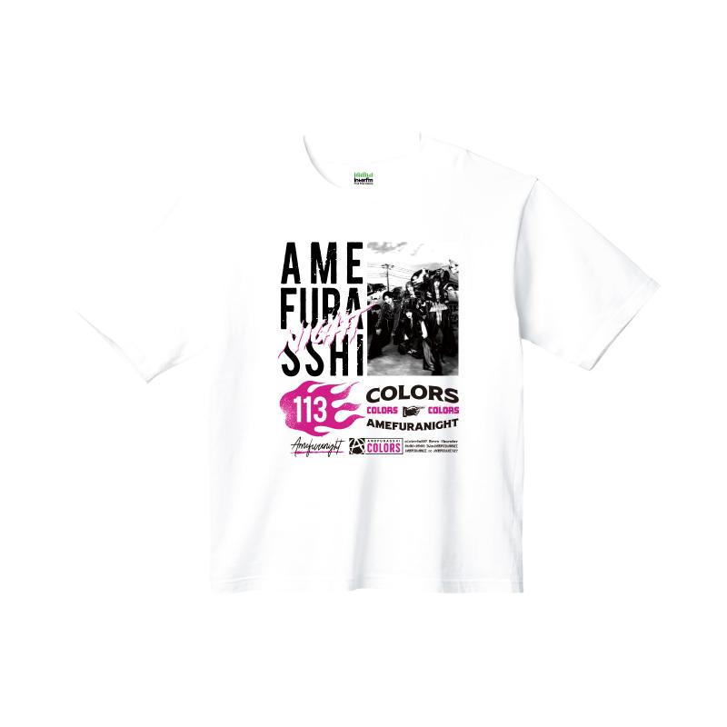 AMEFURASSHI のアメフラナイト! TシャツA (オーバーサイズ)　ホワイト