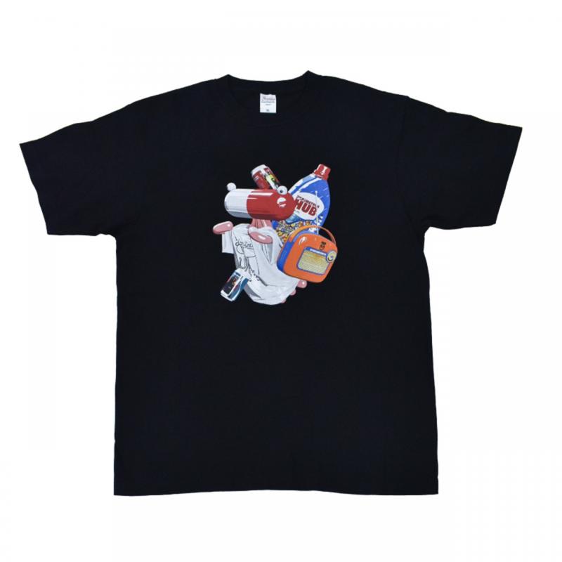 PERINETON HUBペリハブくん LIFE Tシャツ【黒】