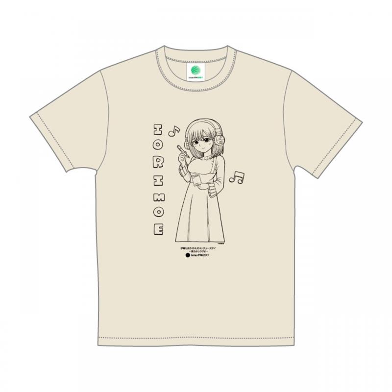 もえちゅTシャツ(等身線画)　ベージュ