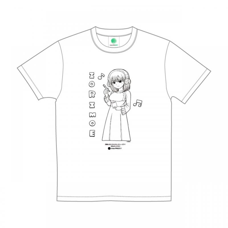 もえちゅTシャツ(等身線画)　ホワイト