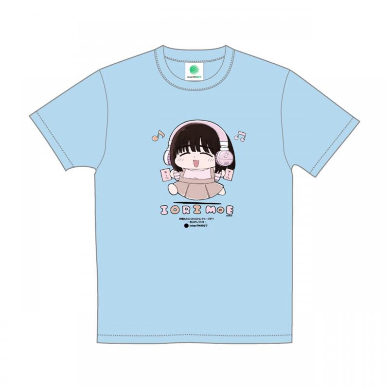 もえちゅTシャツ(ちびキャラカラー)　ライトブルー