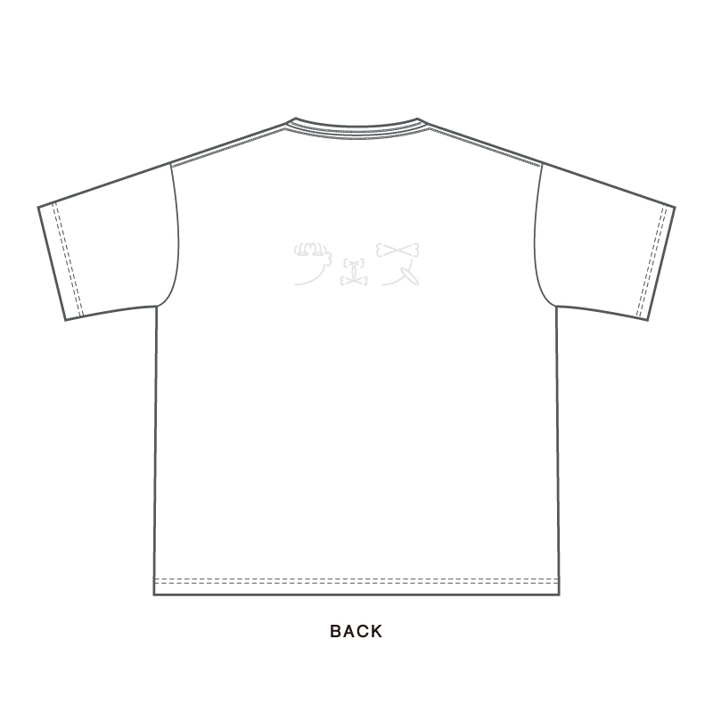 サトミツフェス「ジャマしない」Tシャツ　白