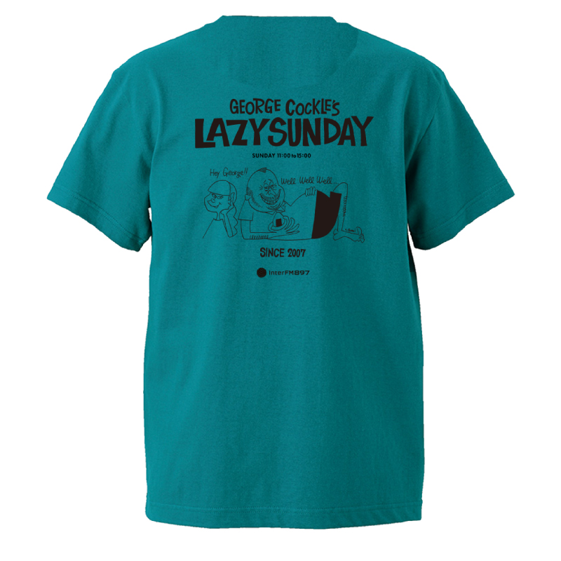 Lazy Sunday番組Tシャツ緑