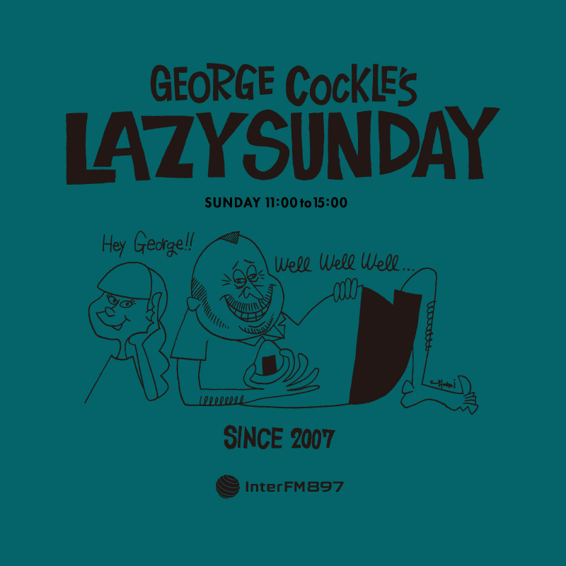 Lazy Sunday番組Tシャツ緑