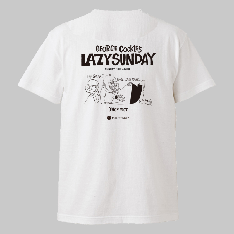 Lazy Sunday番組Tシャツ白