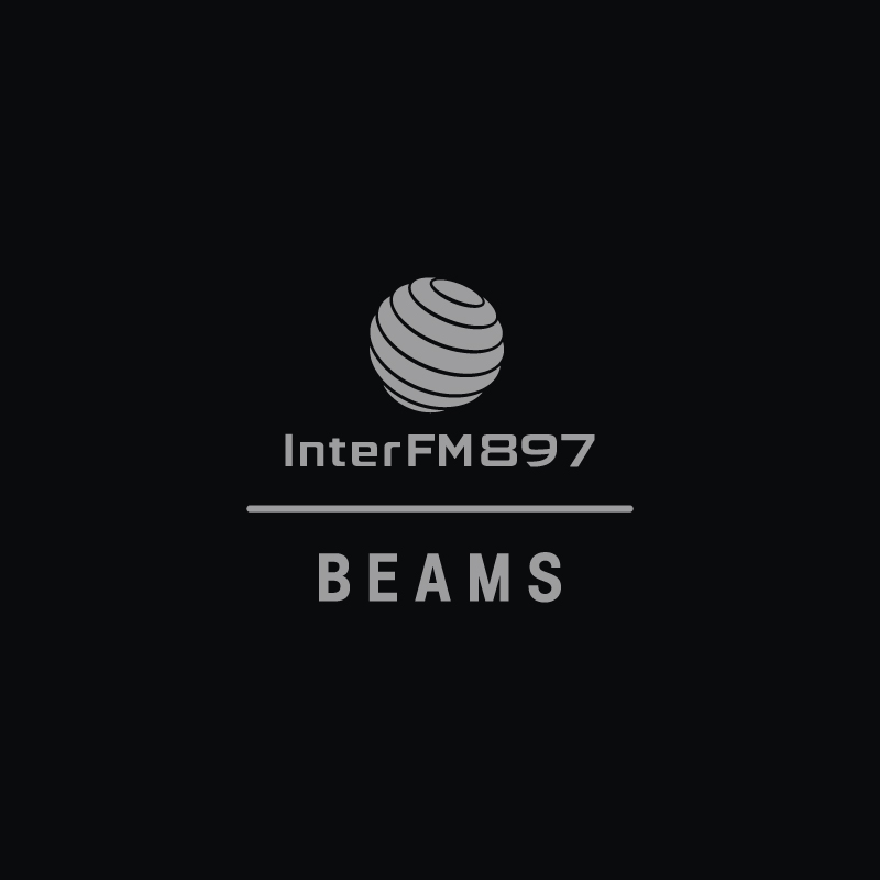 <BEAMS×InterFM897“謝音祭”>「謝謝謝」Tシャツ(黒)