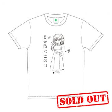 もえちゅTシャツ(等身線画)　ホワイト