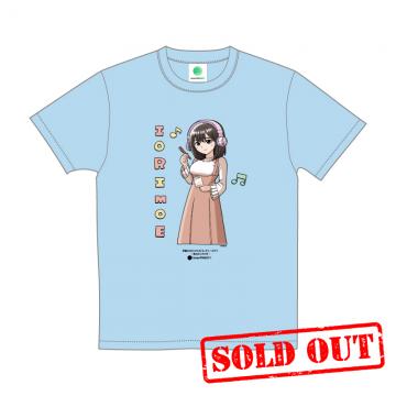 もえちゅTシャツ(等身カラー)　ライトブルー