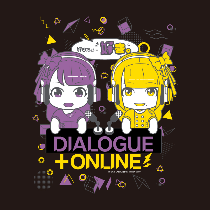 DIALOGUE+ONLINE TシャツA 村上まなつ×稗田寧々