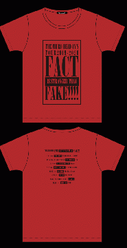 FACT IS STRANGER THAN FAKE!!!!T-SHIRT/RED