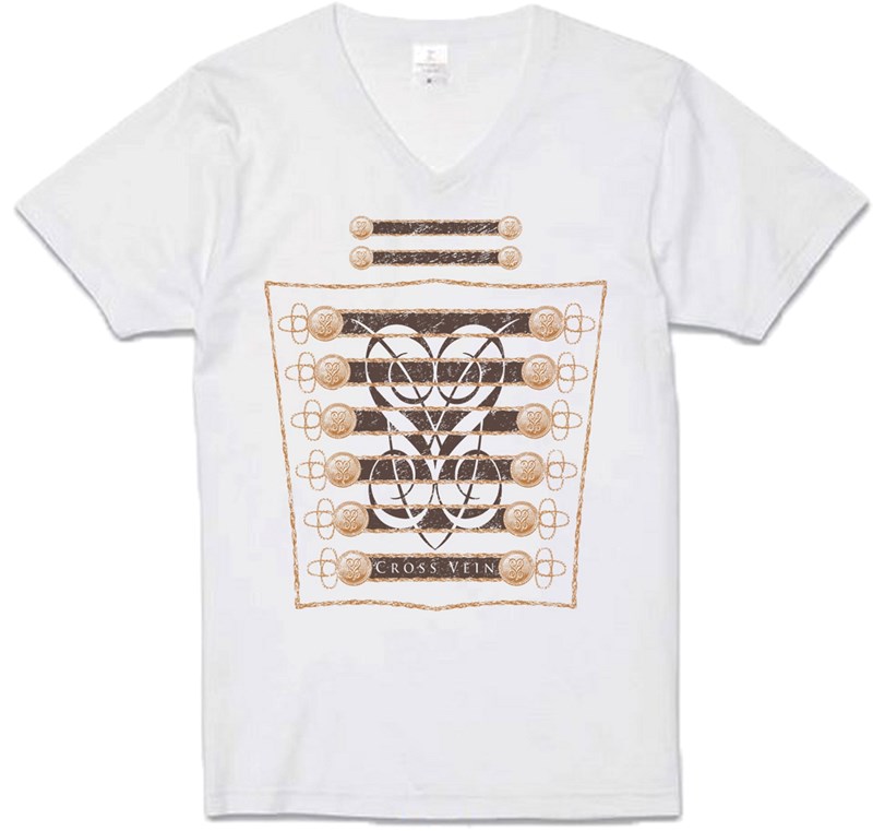 T-shirt『CROSS VEIN』WHITE