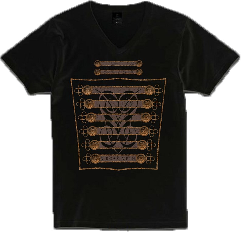 T-shirt『CROSS VEIN』BLACK